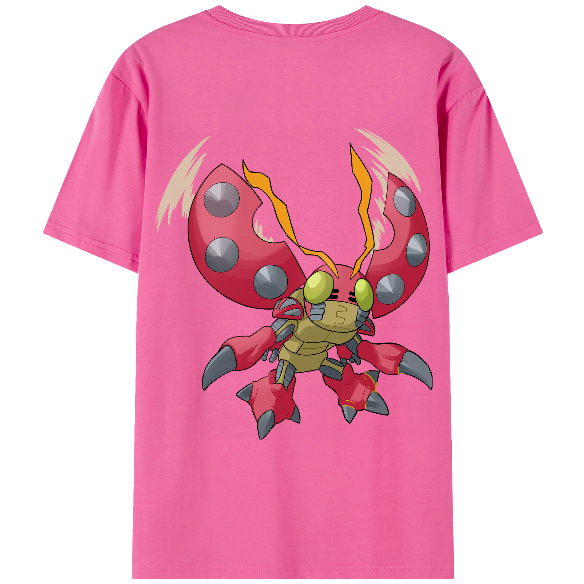 （画像用） Digimon デジタルモンスター/デジモン レディース半袖Tシャツ(バックプリント)